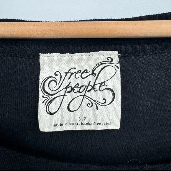 Free People Still Got It Top Small Mesh Bell Sleeves Witchy Whimsigoth Fairycore - Picture 9 of 10